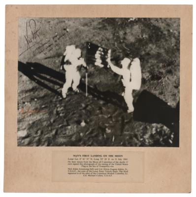 Lot #9194 Apollo 11 Crew-Signed Photograph - Image 1