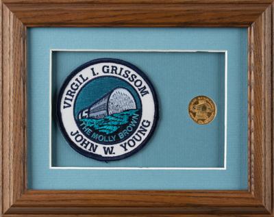 Lot #9056 Gus Grissom's Flown Gemini 3 Fliteline Medallion - Image 3