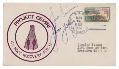 Lot #9066 Gemini 3 Signed 'Launch Day' Cover - Image 1