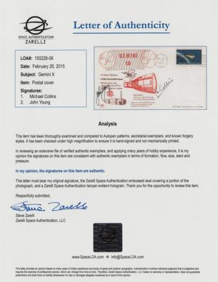 Lot #9062 Gemini 10 Signed 'Launch Day' Cover - Image 2