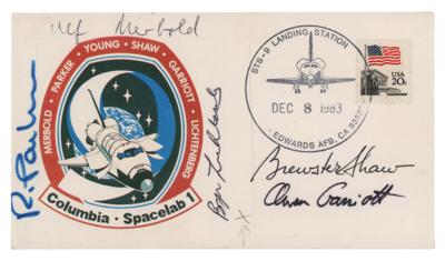 Lot #9582 STS-9 Signed 'Landing Date' Cover - Image 1