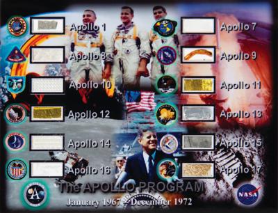 Lot #9142 Apollo Program Spacecraft Artifact Display  - Image 2