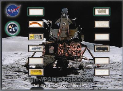 Lot #9142 Apollo Program Spacecraft Artifact Display  - Image 4