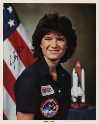 Lot #9563 Sally Ride Signed Photograph - Image 1