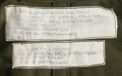Lot #9108 Apollo-era High Altitude Pressure Suit - Image 3