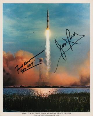 Lot #9165 James Lovell and Frank Borman Signed Photograph - Image 1