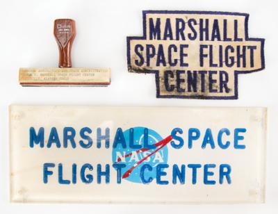 Lot #9515 Marshall Space Flight Center (3) Items