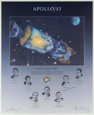 Lot #9339 Apollo 13 Signed Print - Image 1
