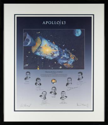 Lot #9339 Apollo 13 Signed Print - Image 3