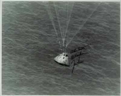 Lot #9390 Apollo 15 Signed Photograph - Image 2