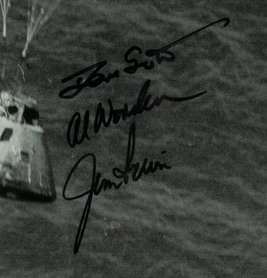 Lot #9390 Apollo 15 Signed Photograph - Image 3