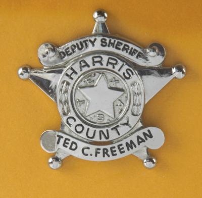 Lot #9652 Theodore Freeman's Deputy Sheriff Badge and ID Card - Image 5