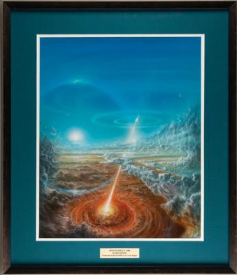 Lot #9710 Don Dixon Original Painting: 'Jovian Impact' - Image 2