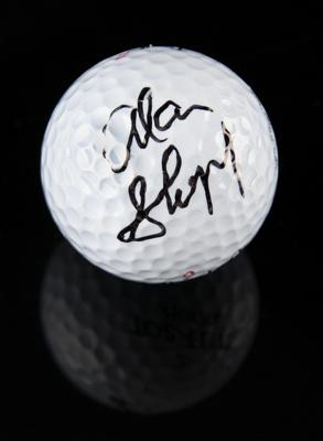 Lot #9375 Alan Shepard Signed Golf Ball - Image 1