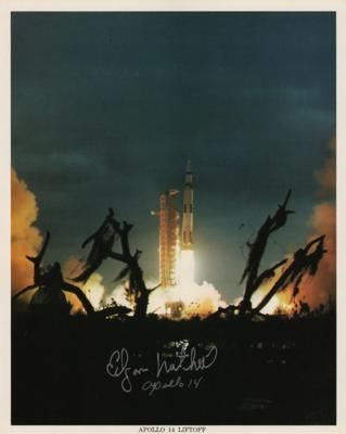 Lot #9368 Edgar Mitchell Signed Photograph - Image 1