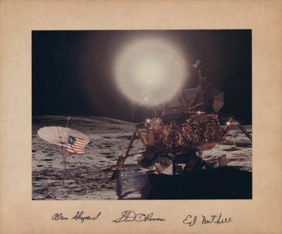 Lot #9349 Apollo 14 Signed Photograph