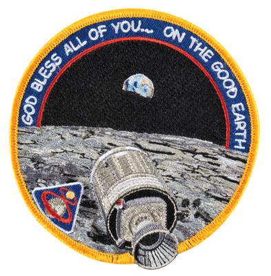 Lot #9160 James Lovell Signed Apollo 8 Patch Emblem - Image 3