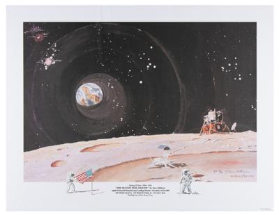 Lot #9270 Apollo 12 Signatures and Artist Proof Lithograph - Image 2