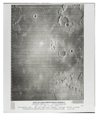 Lot #9713 Lunar Orbiter: Mission 4 Photographic Poster - Image 1