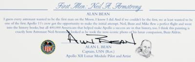 Lot #9281 Alan Bean (2) Signed Giclee Prints: 'First Men' - Image 3