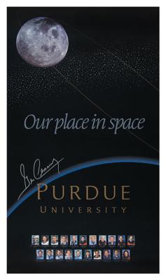 Lot #9475 Purdue University 1999 Astronaut Reunion Multisigned Poster - Image 2
