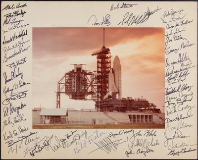 Lot #9542 Space Shuttle Astronauts (50) Signed Photograph - Image 1