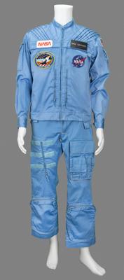 Lot #9555 Dale Gardner's STS-51A Flown Flight Suit - Image 1