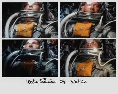 Lot #9044 Wally Schirra Signed Photograph