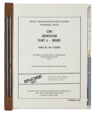 Lot #9570 Space Shuttle SSME Orientation Training Manual - Image 1