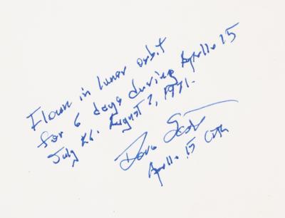 Lot #9384 Dave Scott's Apollo 15 Flown CSM Updates Book - Image 2