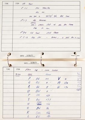 Lot #9384 Dave Scott's Apollo 15 Flown CSM Updates Book - Image 5