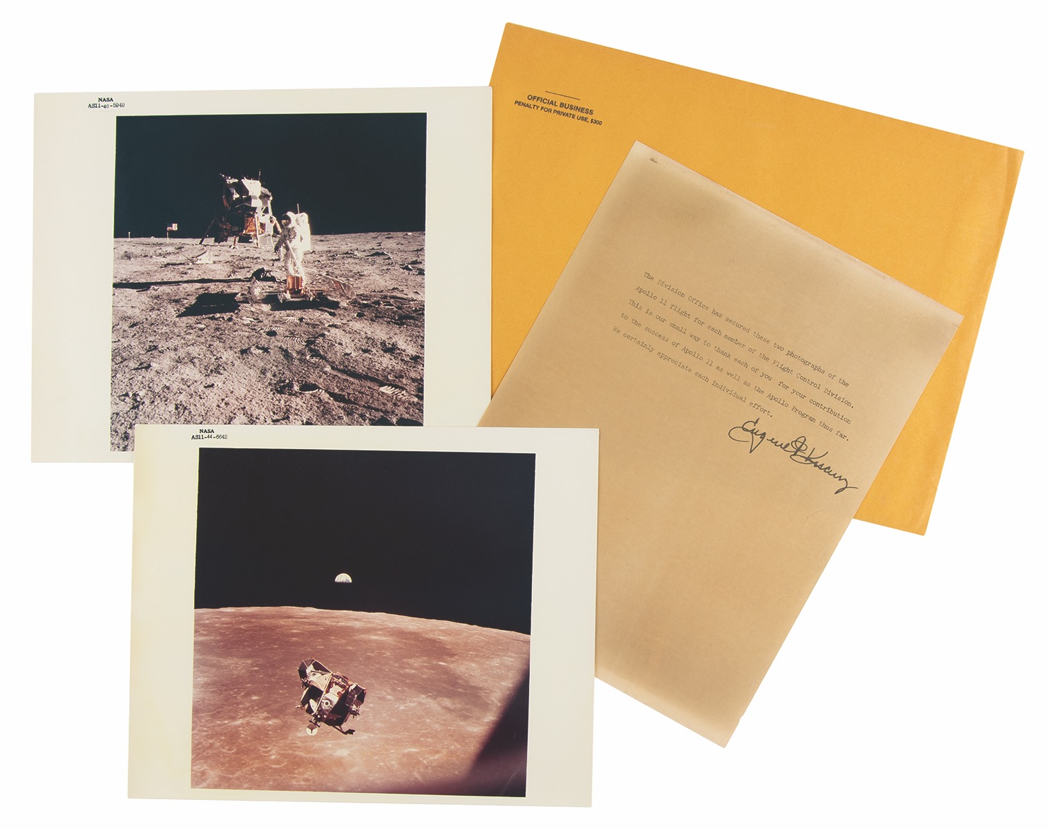 Lot #9196 Apollo 11 (2) Original Vintage NASA Photographs - Image 1
