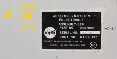Lot #9096 Apollo LM Pulse Torque Assembly - Image 5
