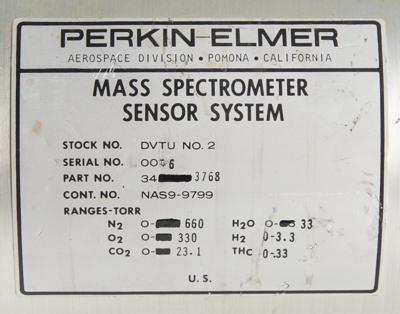 Lot #9529 Skylab Mass Spectrometer Sensor System - Image 4