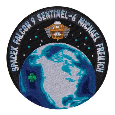 Lot #9688 SpaceX Sentinel-6 Michael Freilich Patch - Image 1