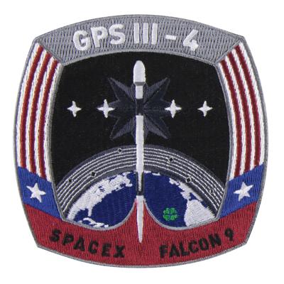 Lot #9689 SpaceX GPS III-4 Patch - Image 1