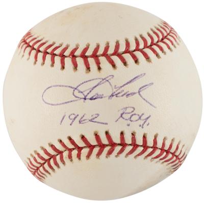 Lot #708 Baseball: Howard, Long, and Tresh (3) Signed Baseballs - Image 1