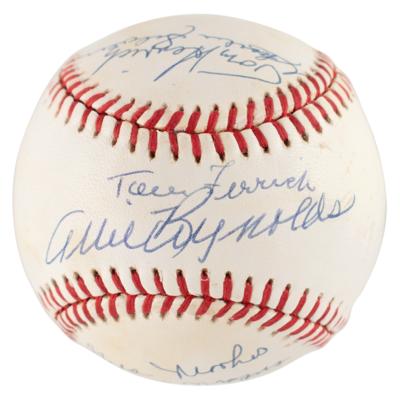 Lot #752 NY Yankees: Old-Timers Signed Baseball - Image 1