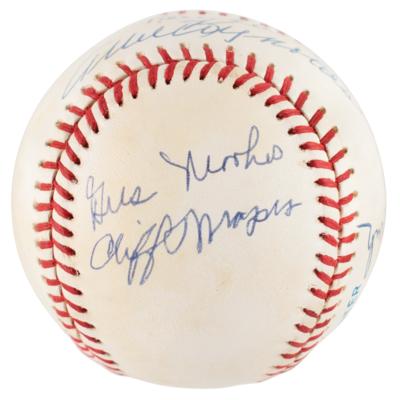 Lot #752 NY Yankees: Old-Timers Signed Baseball - Image 3