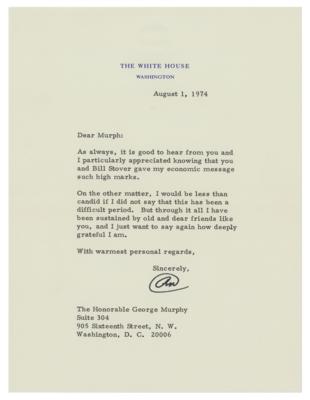 Lot #32 Richard Nixon Typed Letter Signed as