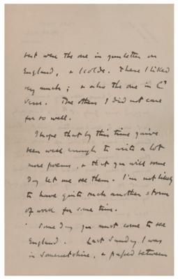 Lot #508 John Masefield Autograph Letter Signed - Image 2