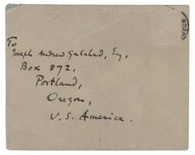 Lot #508 John Masefield Autograph Letter Signed - Image 5
