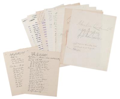 Lot #73 Abraham Lincoln: G. W. Bell Manuscript and Letters - Image 2
