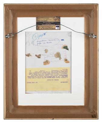 Lot #556 Beatles: Lennon and Ono Original 'Bed-in for Peace' Wire Photograph - Image 2