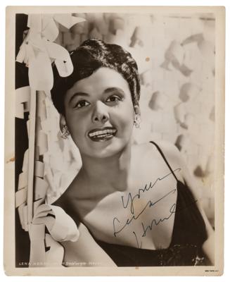 Lot #544 Lena Horne Signed Photograph