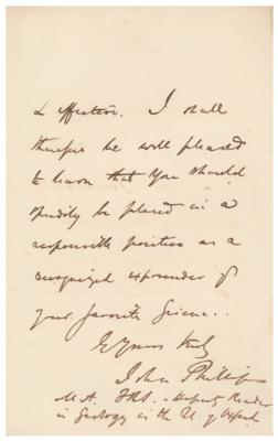 Lot #268 John Phillips Autograph Letter Signed - Image 3