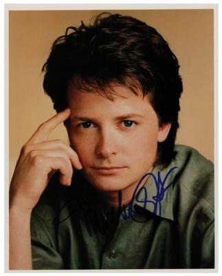 Lot #656 Michael J. Fox Signed Photograph - Image 1