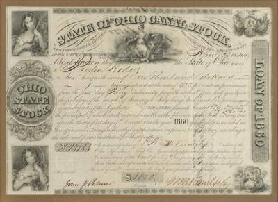 Lot #337 State of Ohio Canal Bond - Image 1