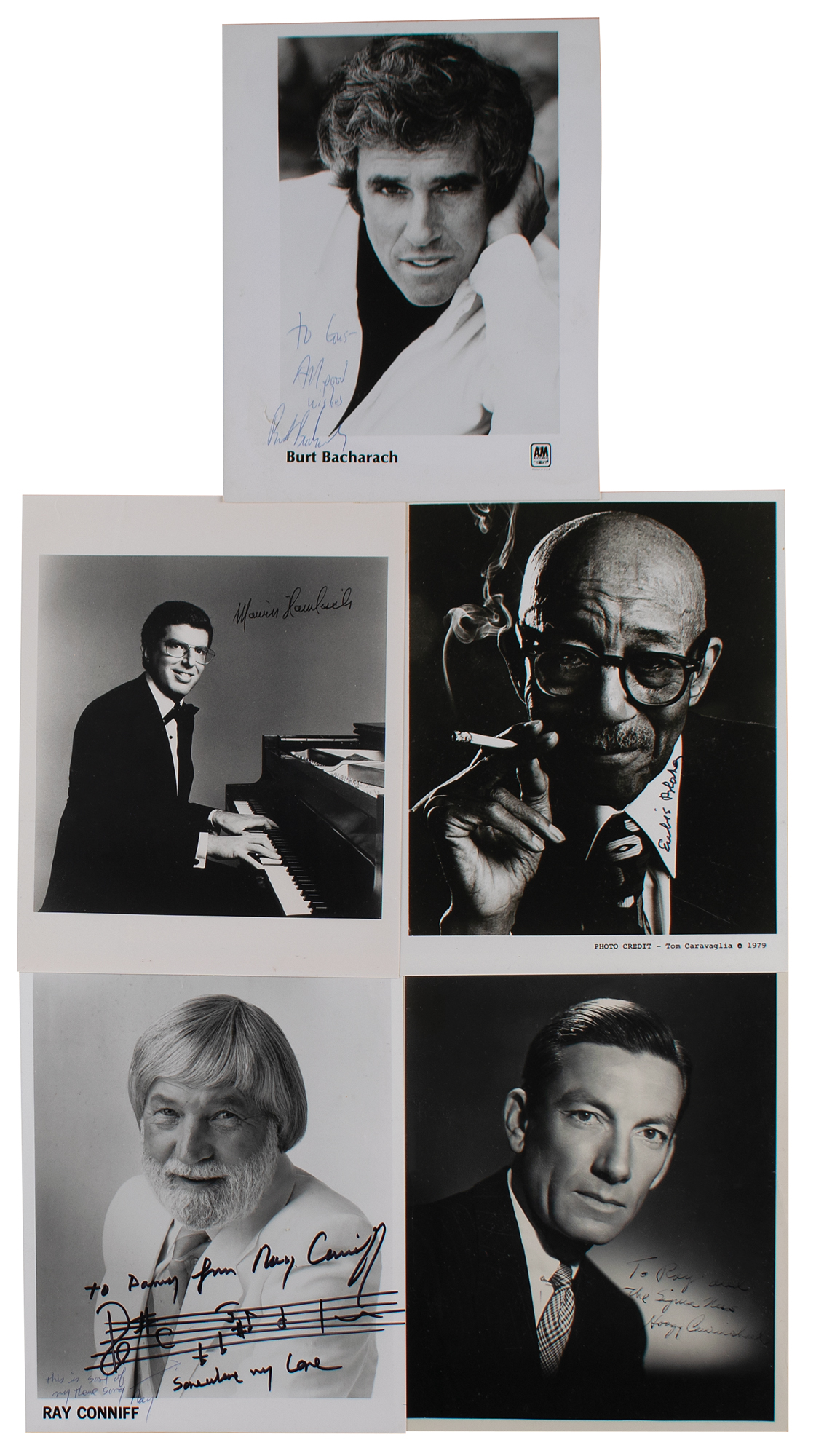 Lot #543 Composers (5) Signed Photographs