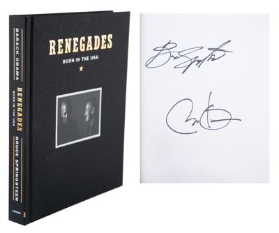 Lot #84 Barack Obama and Bruce Springsteen Signed Book
